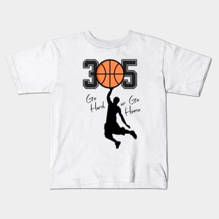 305 Miami basketball Kids T-Shirt